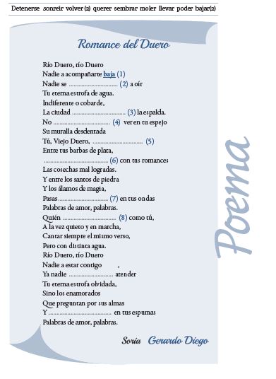 tiempos verbales castellano ejercicios pdf